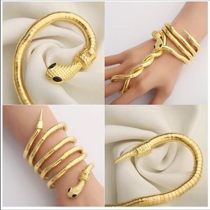 Flexible Bendable Snake Necklace Wrap Bangle new